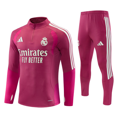 26-27 Season Real Madrid Rose Color Football Sweater Set