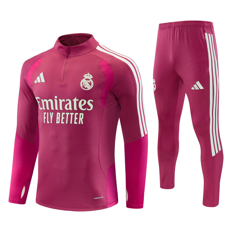 26-27 Season Real Madrid Rose Color Football Sweater Set