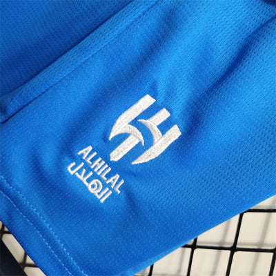 23-24 Al Hilal Home kids Size 16-28 Soccer Jerseys tm