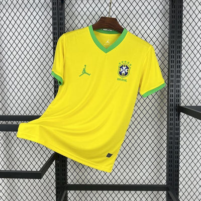 25-26 Brazil Jordan Yellow Special Edition Jersey