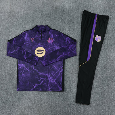 26-27 Season Barcelona Dark-Purple Color Football Sweater Set