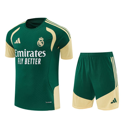 26-27 Season Real Madrid Green Color Football Training Suit