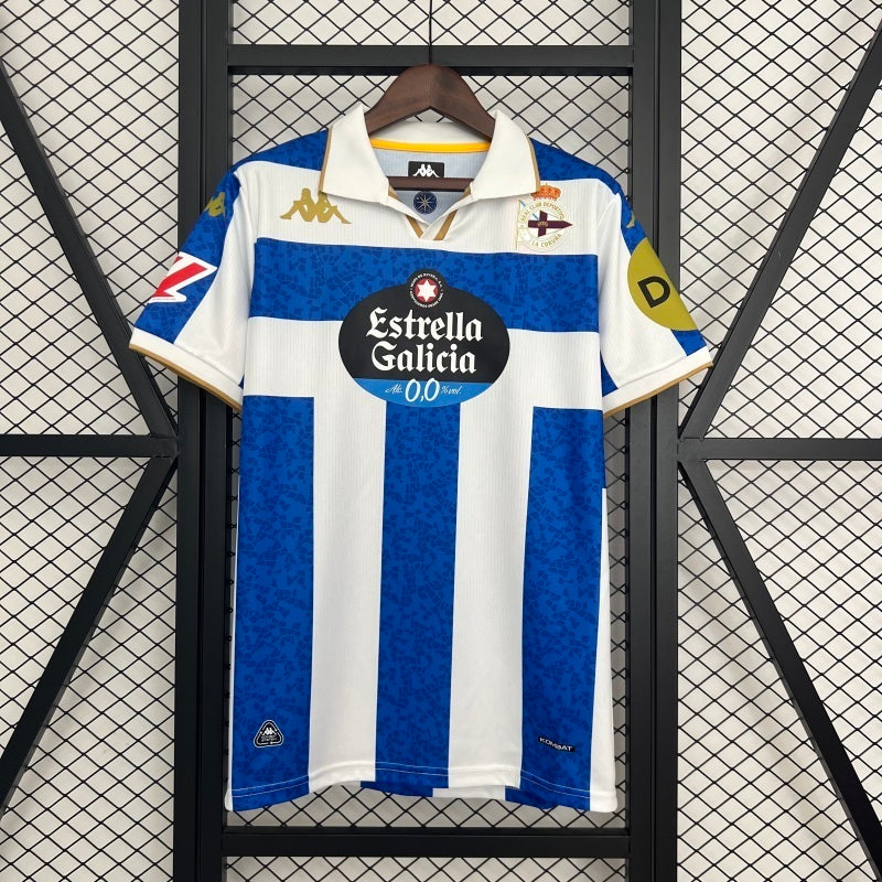 25-26 Deportivo de La Coruna home soccer jersey