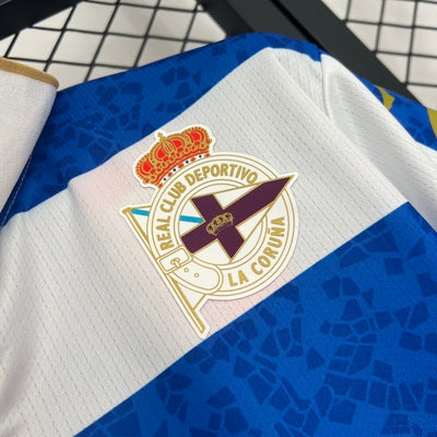 25-26 Deportivo de La Coruna home soccer jersey