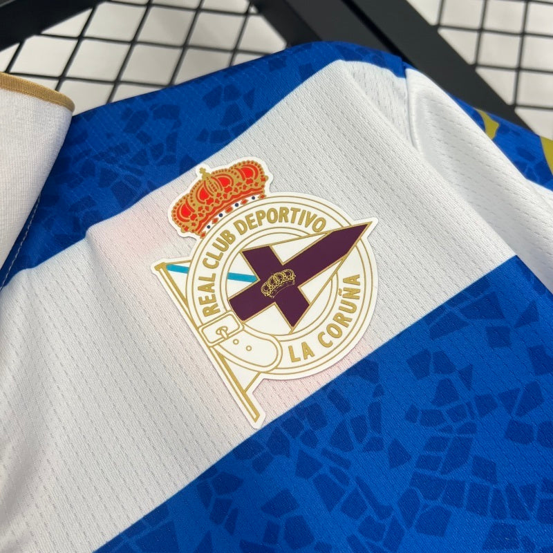 25-26 Deportivo de La Coruna home soccer jersey