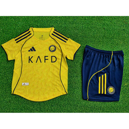 25 26 Al-Nassr Home player kids kit TM