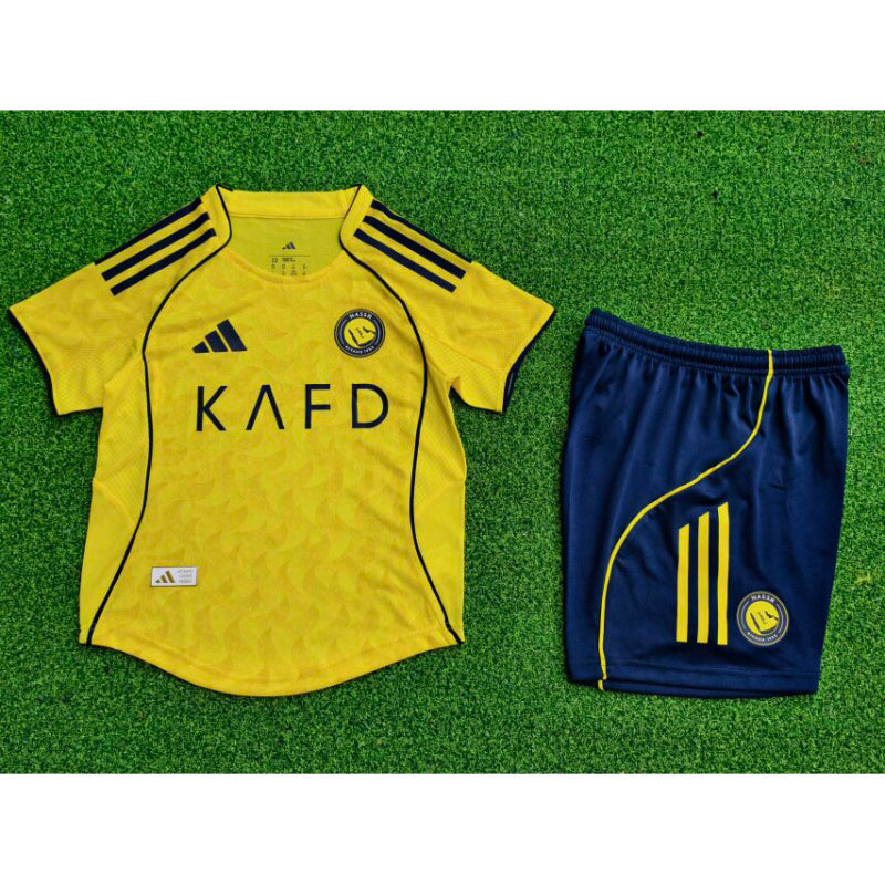 25 26 Al-Nassr Home player kids kit TM