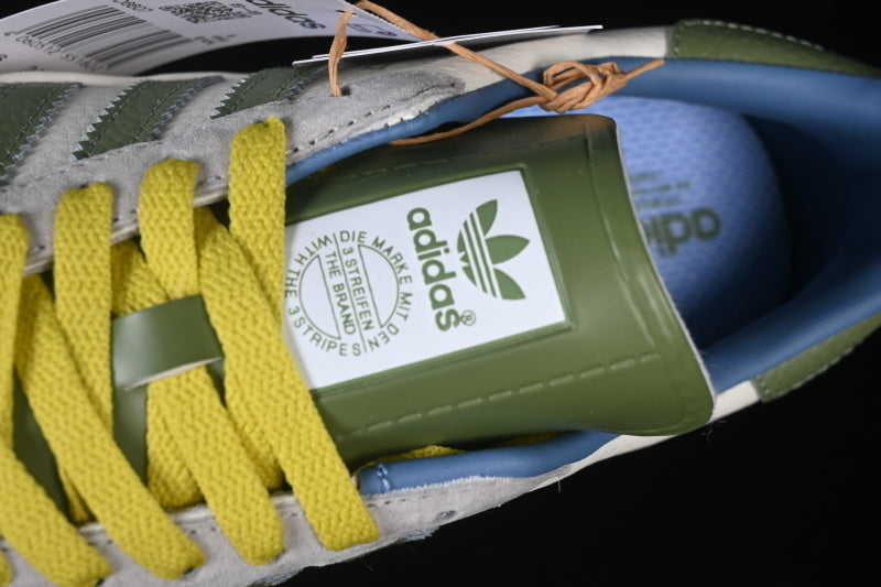 GAZELLE INDOOR LOW-TOP SNEAKERS GREY/WHITE/GREEN