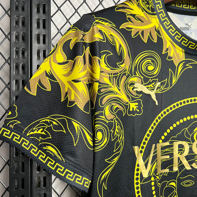 24-25 Italy versace yellow and black jersey