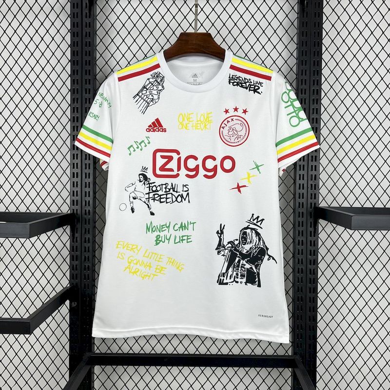 25-26 Ajax Amsterdam Bob Marley 40th Jersey