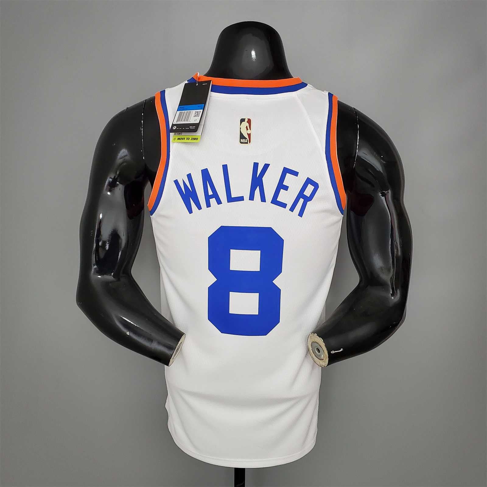 WALKER#8 75th Anniversary Knicks White