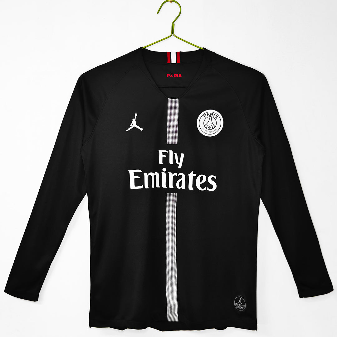 Retro PSG 2018/19 Champions League Black Long sleeves
