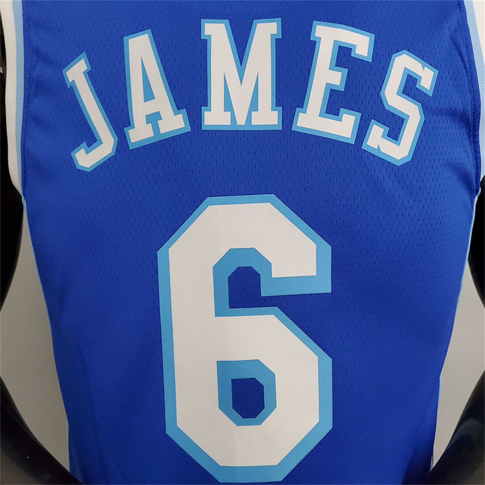 Lakers James#6 Latin Night (High Head) Blue