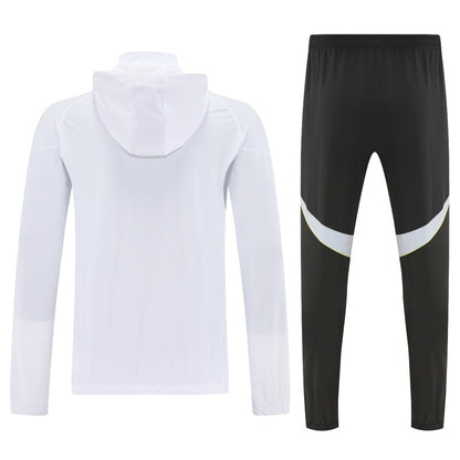 Real Madrid 2025/26 White Windbreaker suit