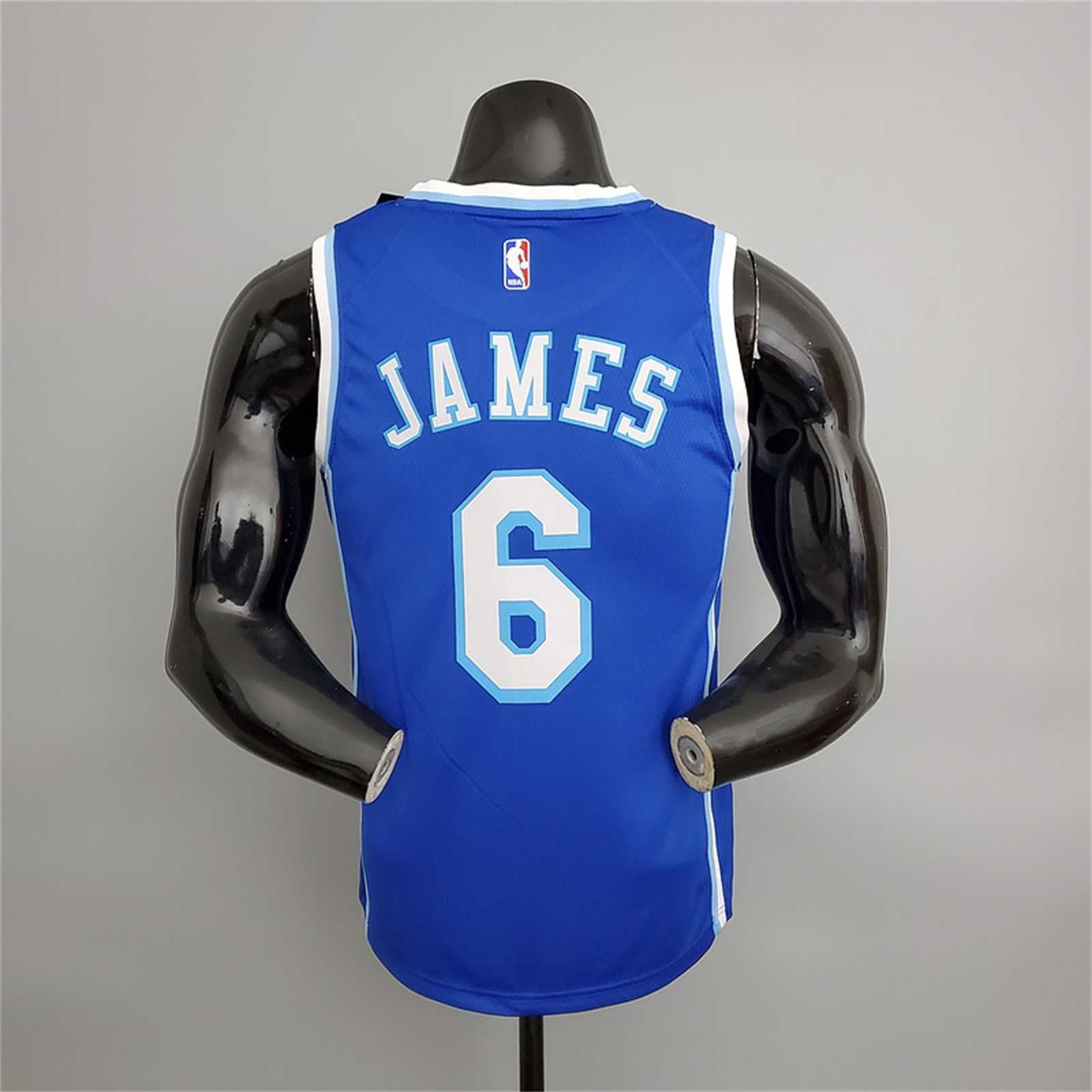 Lakers James#6 Latin Night (High Head) Blue