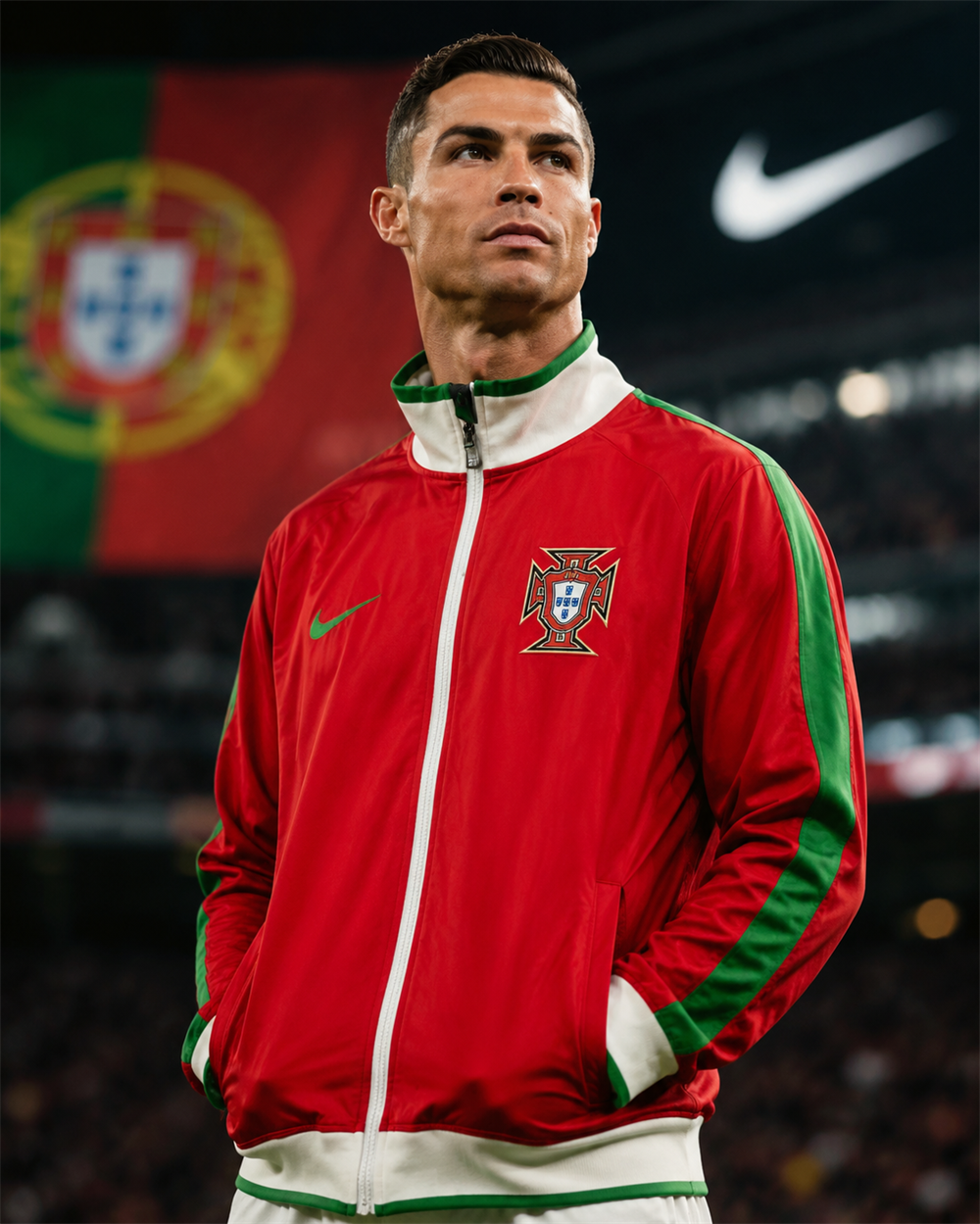 Portugal Red Windbreaker