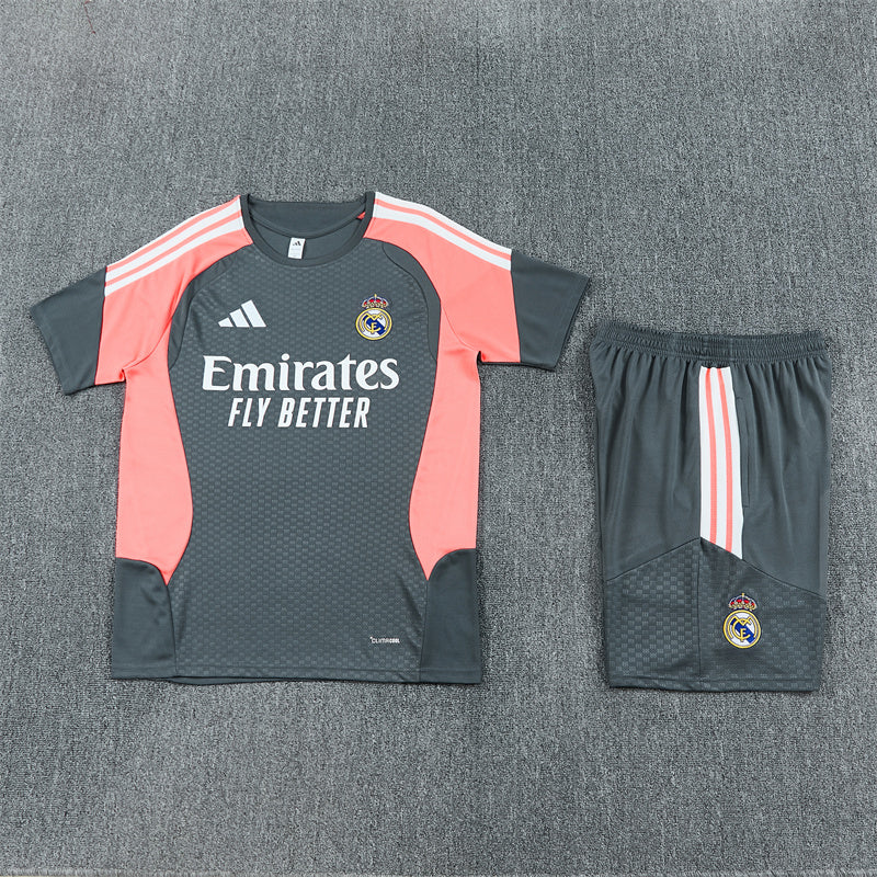 26-27 Season Real Madrid Grey Color Football Training Suit