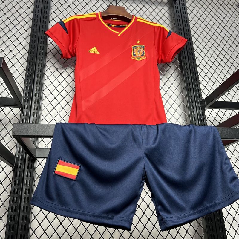 2012 Spain home retro kid kit tm