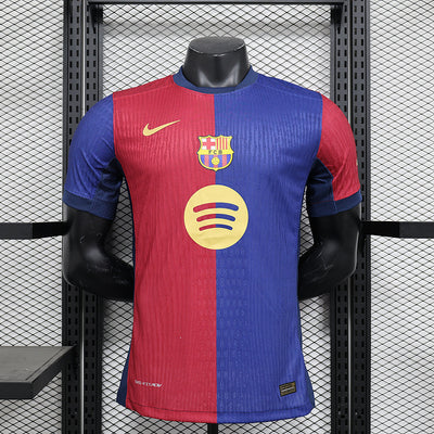 2024/2025 BARCELONA home player version jersey (Big Sponsor) tm