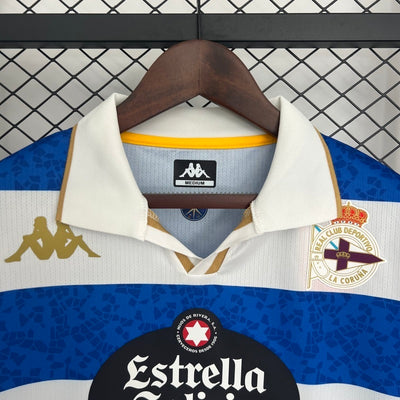 25-26 Deportivo de La Coruna home soccer jersey