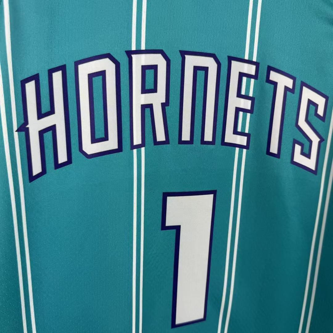 2026 Charlotte Hornets Blue NBA Jersey No. 1 BALL
