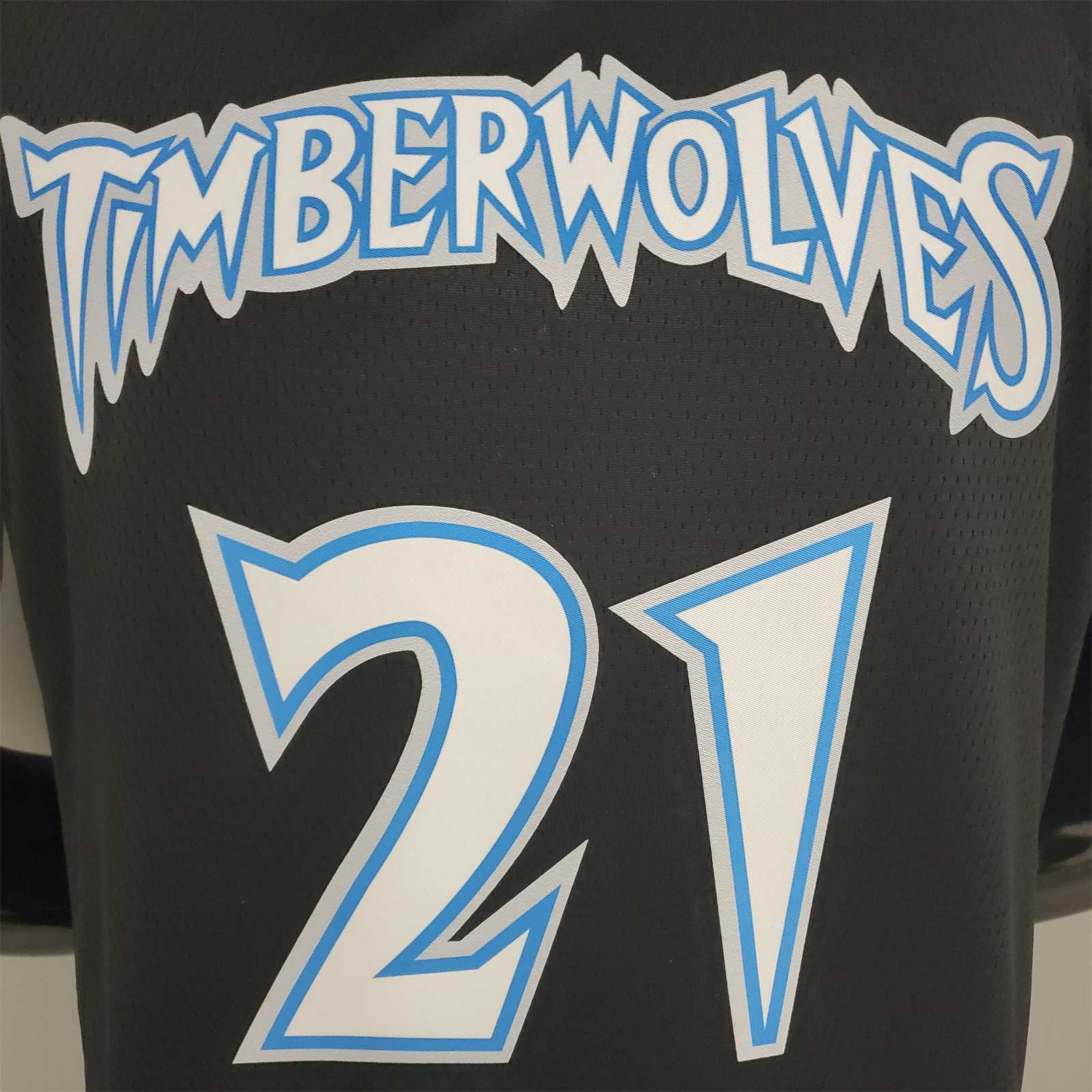 GARNETT#21 2018 Retro Timberwolves Black tm
