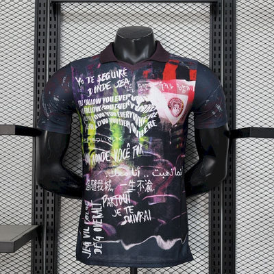 25/26 MANCHESTER CITY Black color special edition Jersey Player Version tm