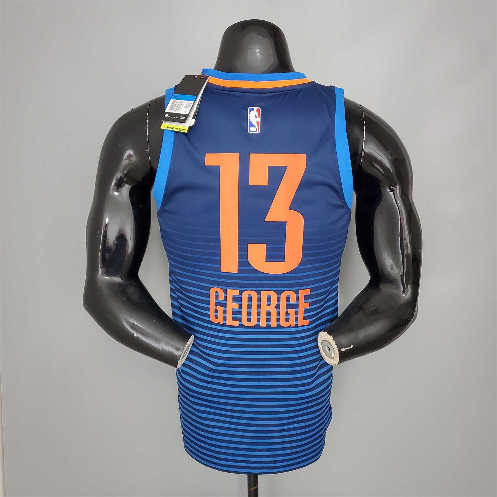 GEORGE#13 Thunder Blue Stripes