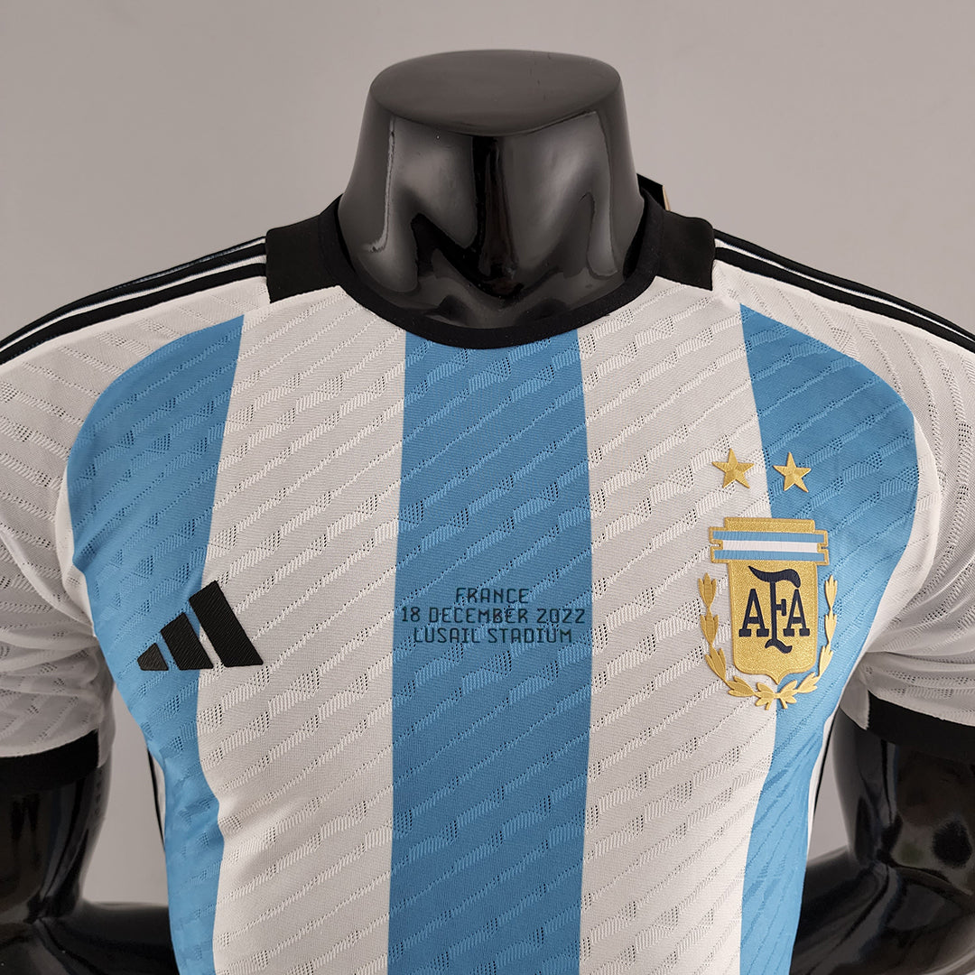 2022 ARGENTINA WORLD CUP FINAL JERSEY PLAYER VERSION tm