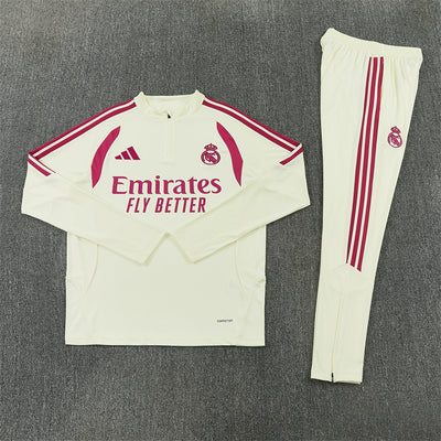 26-27 Season Real Madrid Light-Yellow Color Football Sweater Set