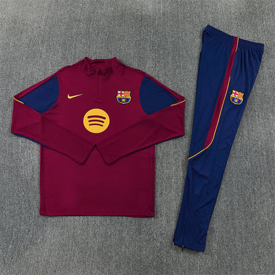 26-27 Season Barcelona Red Color Football Sweater Set