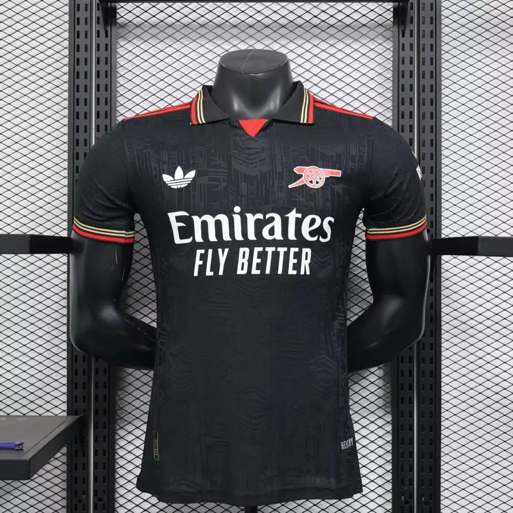 Arsenal Black Player Version Jersey 2025/2026