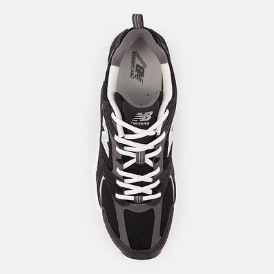 NEW BALANCE 530 BLACK with MAGNET and Silver Metallic