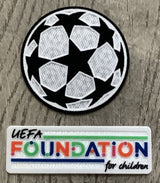 New Season 2024/25 UEFA UCL STARBALL + UEFA FOUNDATION PATCH